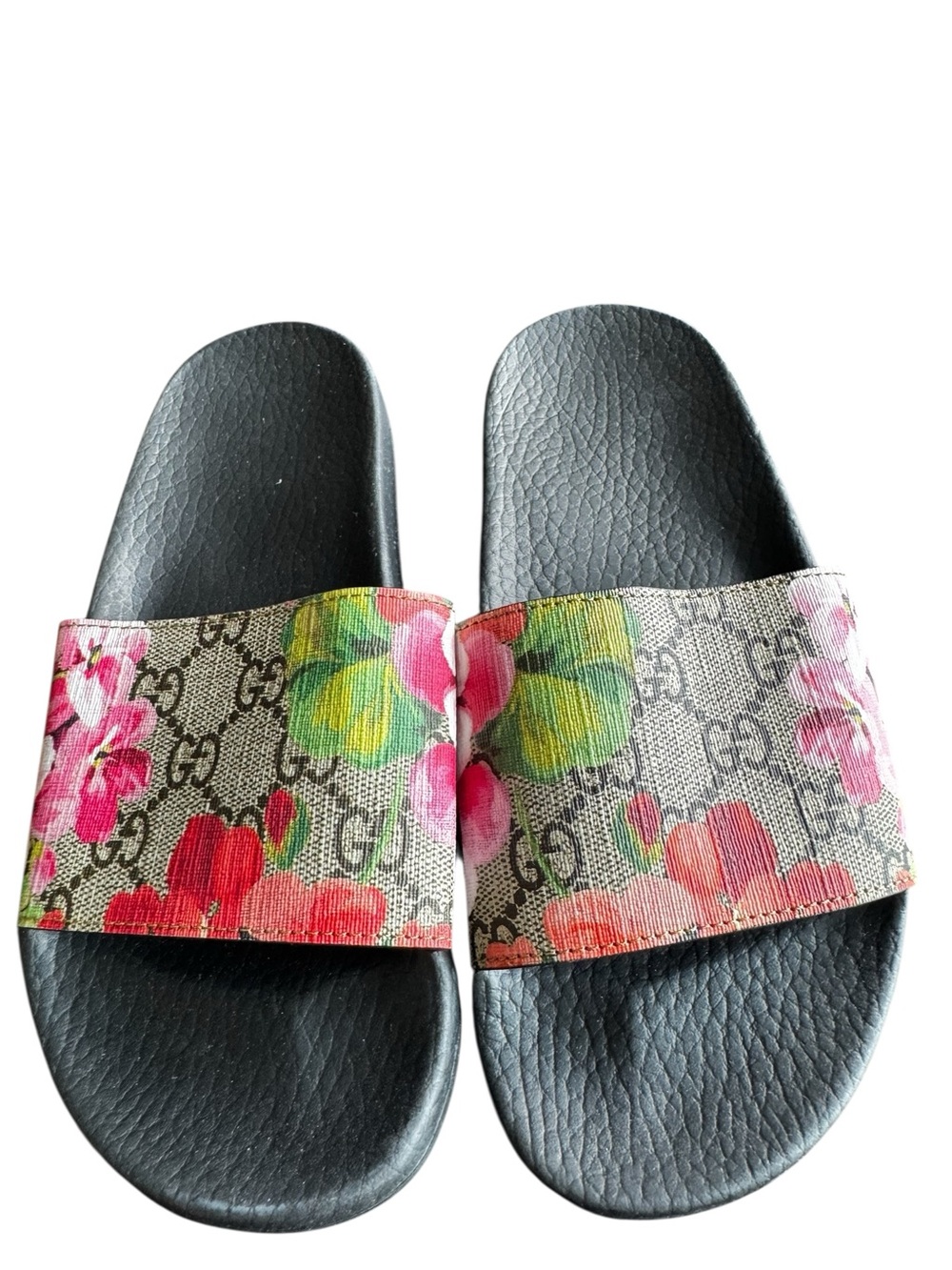 NEW! GUCCI GG Blooms Supreme Slides US 5 - Picture 3 of 8